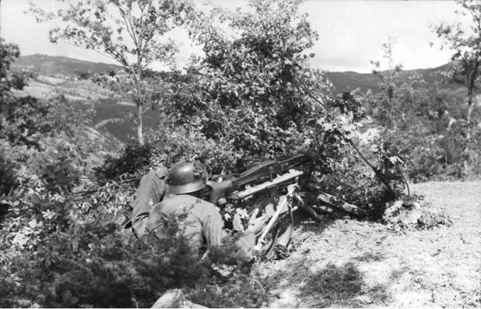 Niemcy na Widmie, Sant’ Angelo i Monte Calvario. Walki II./Geb.Jäg.Rgt 100 i I./Fsch.Jäg.Rgt. 3 pod Monte Cassino.